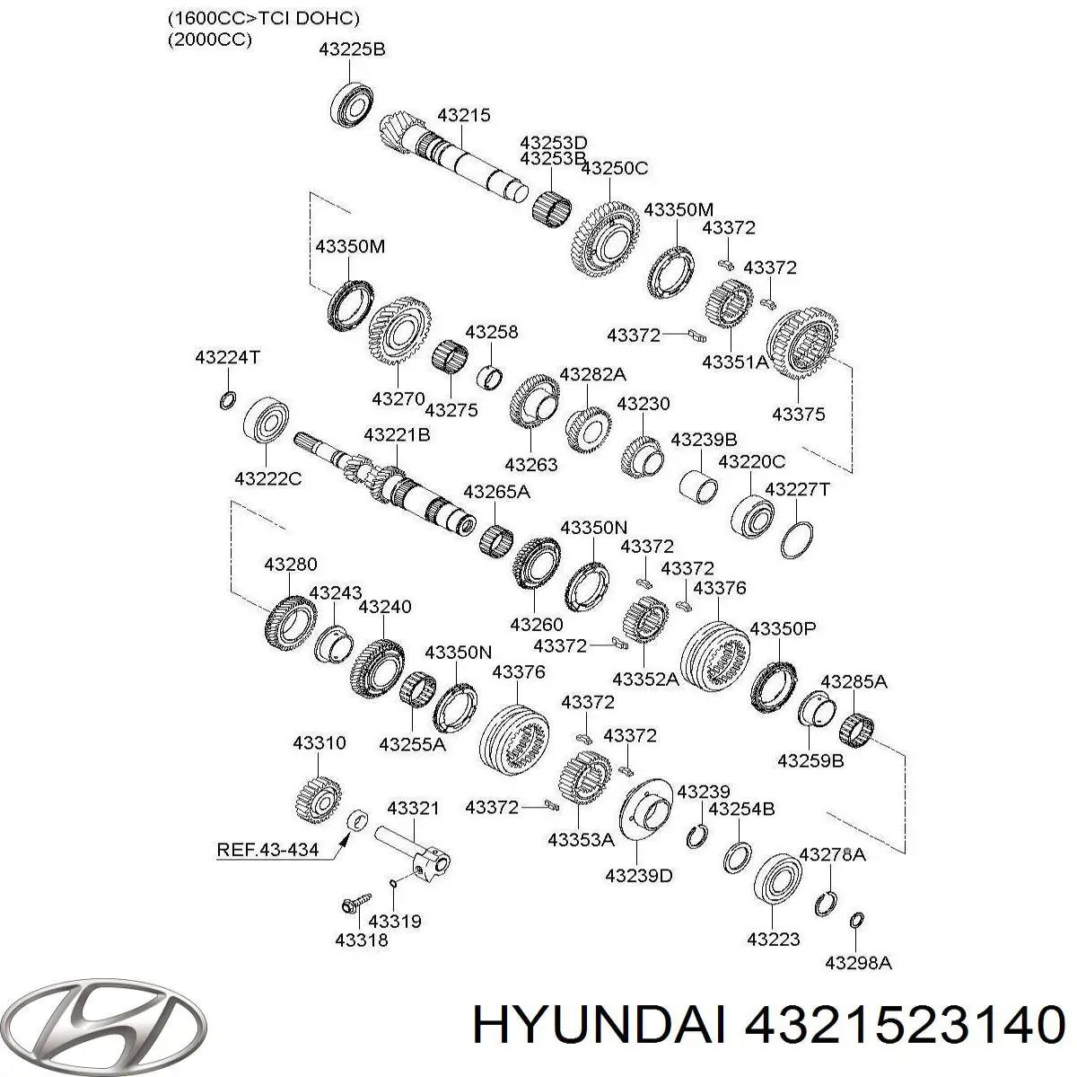  4321523140 Hyundai/Kia