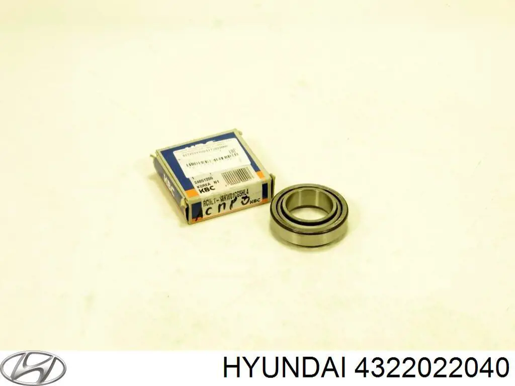 Підшипник шестерні 4-ї передачі КПП Hyundai Coupe (RD) (Хендай Купе)