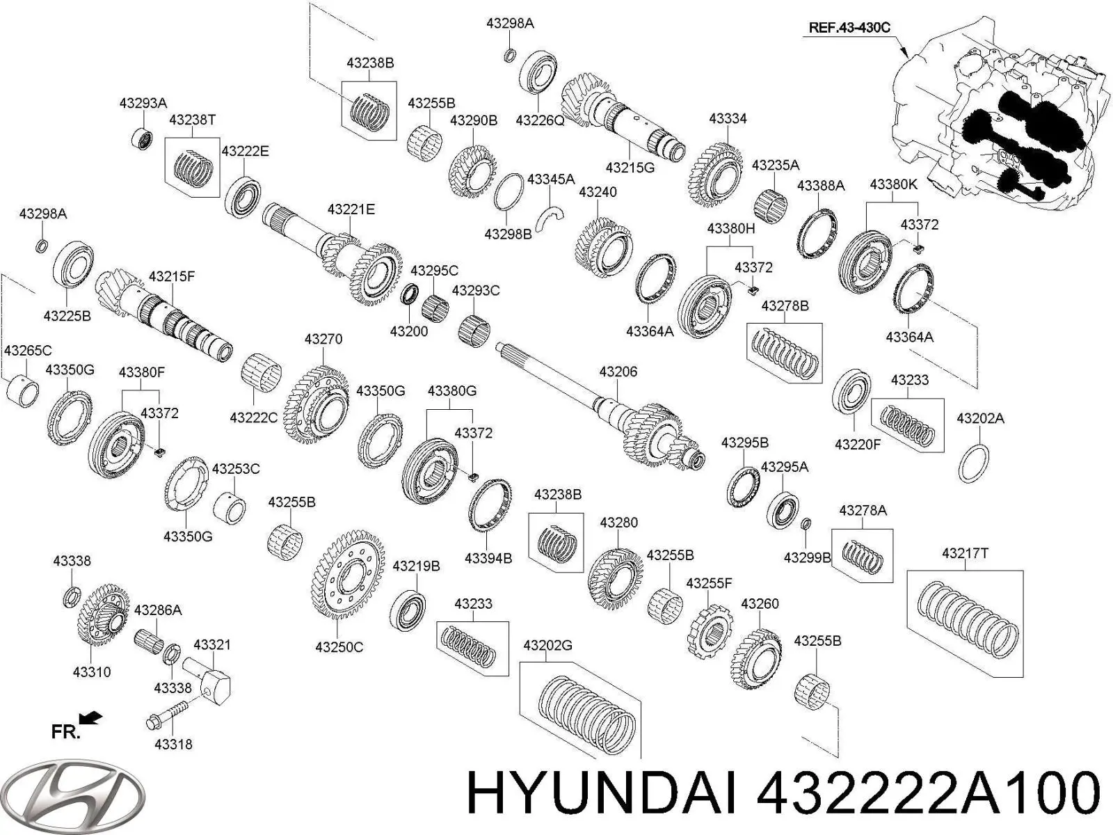 432222A100 Hyundai/Kia 