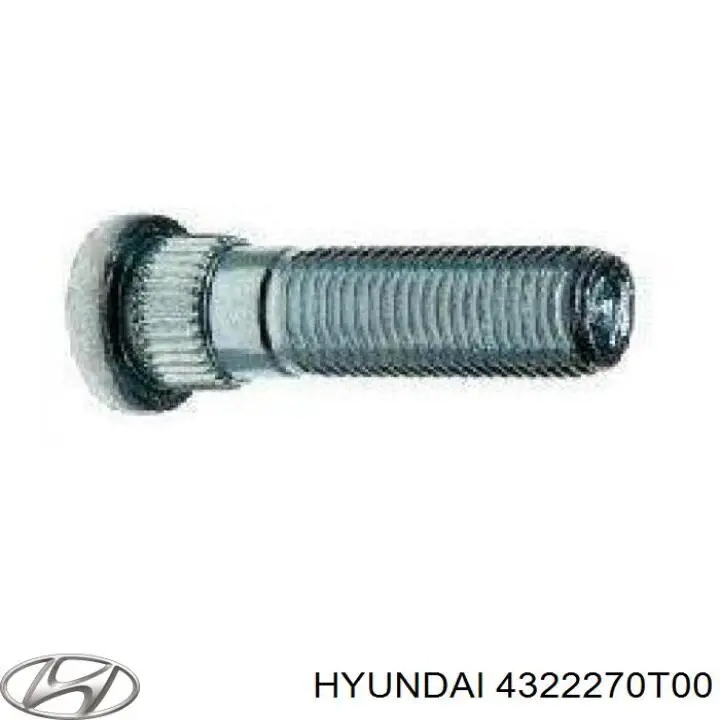 4322270T00 Hyundai/Kia Болт кріплення колеса передній