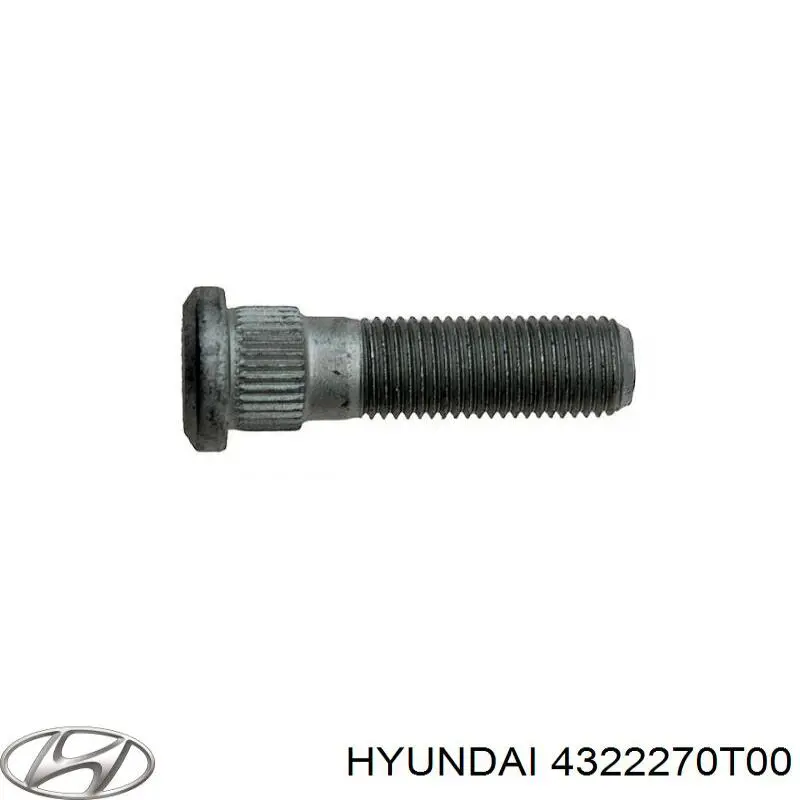 Шпилька колісна, передня 4322270T00 Hyundai/Kia