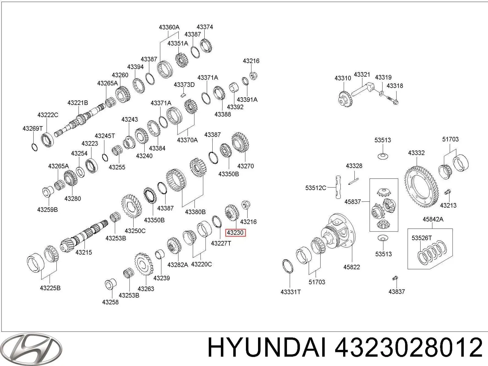 4323028012 Hyundai/Kia 