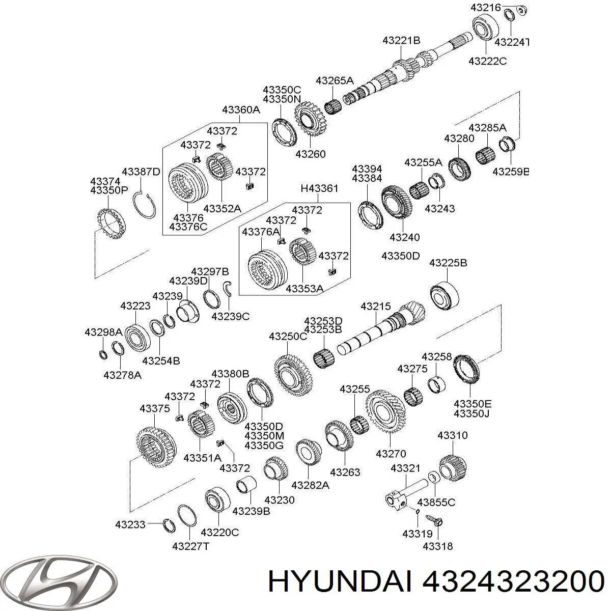 4324323200 Hyundai/Kia 