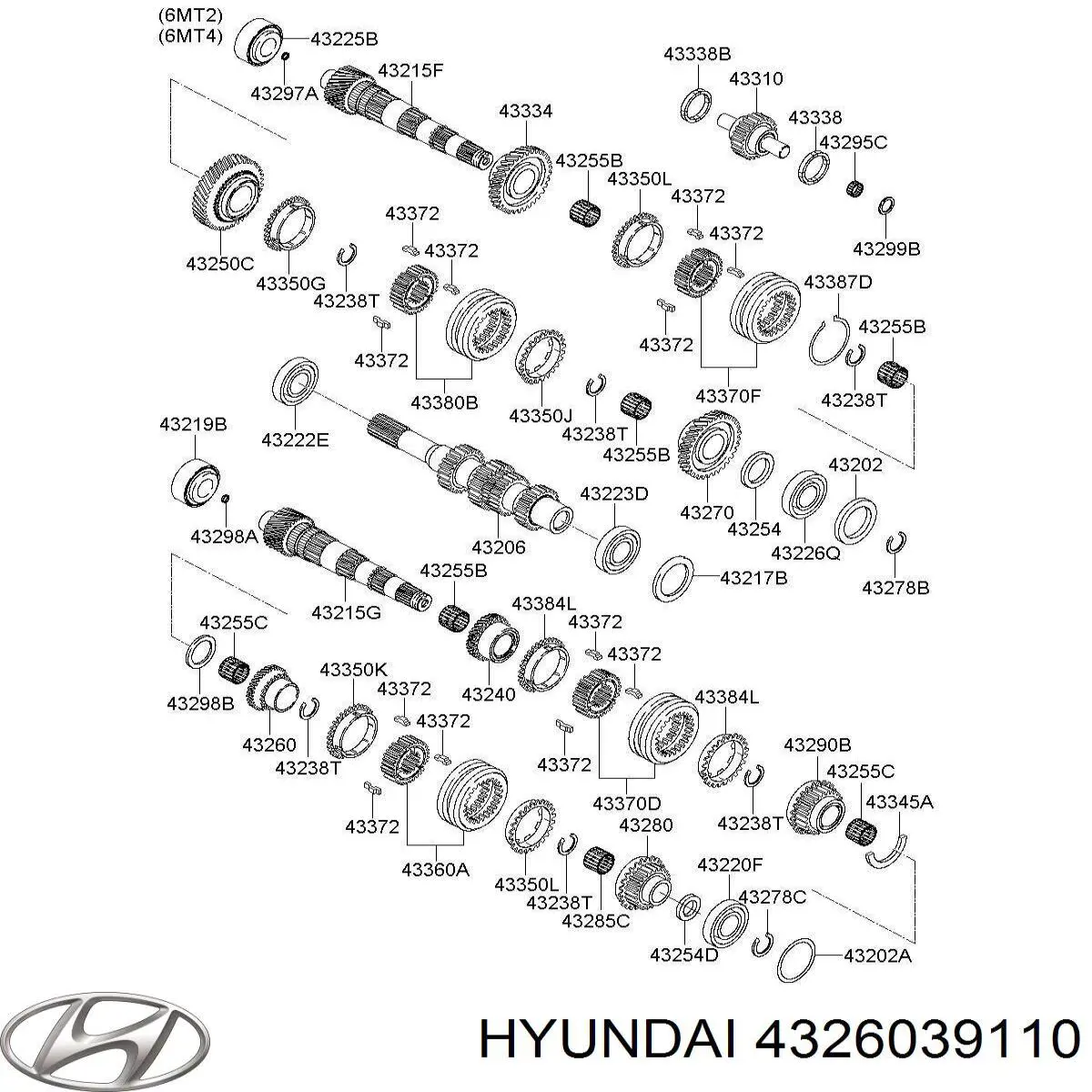 4326039010 Hyundai/Kia 