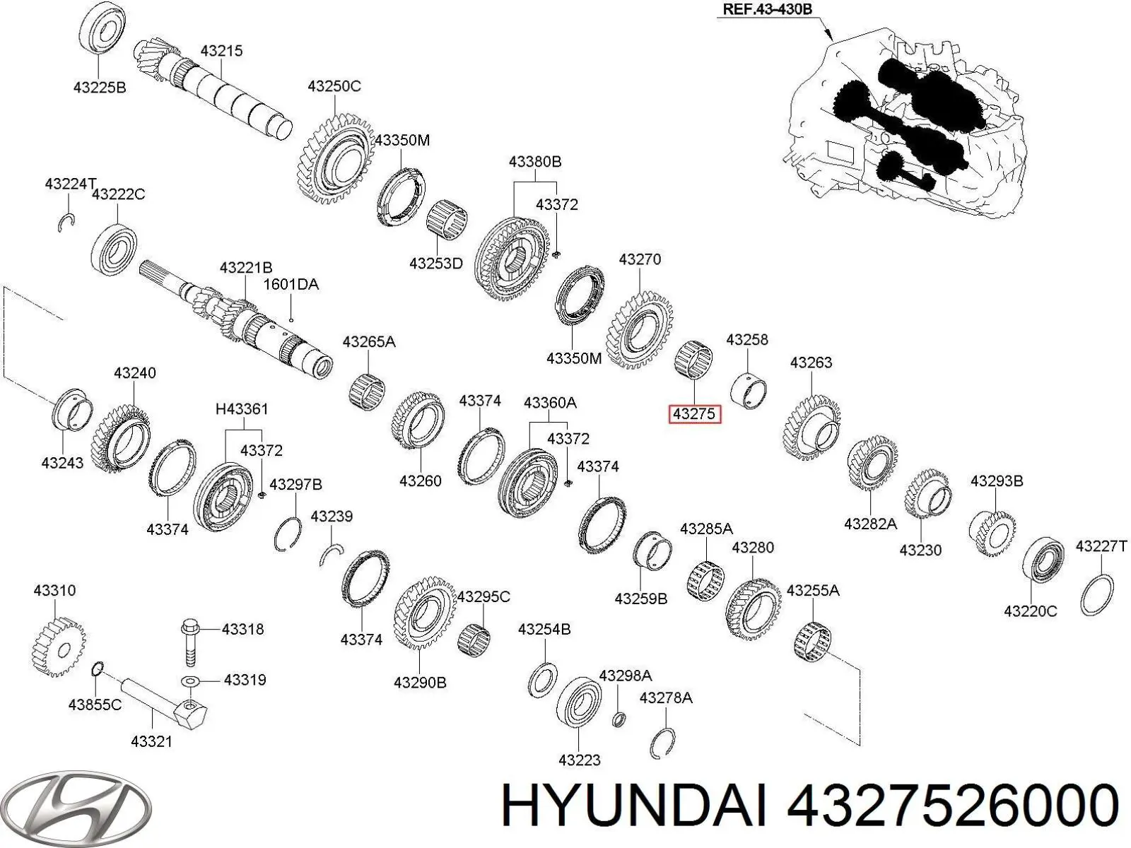  4327526000 Hyundai/Kia