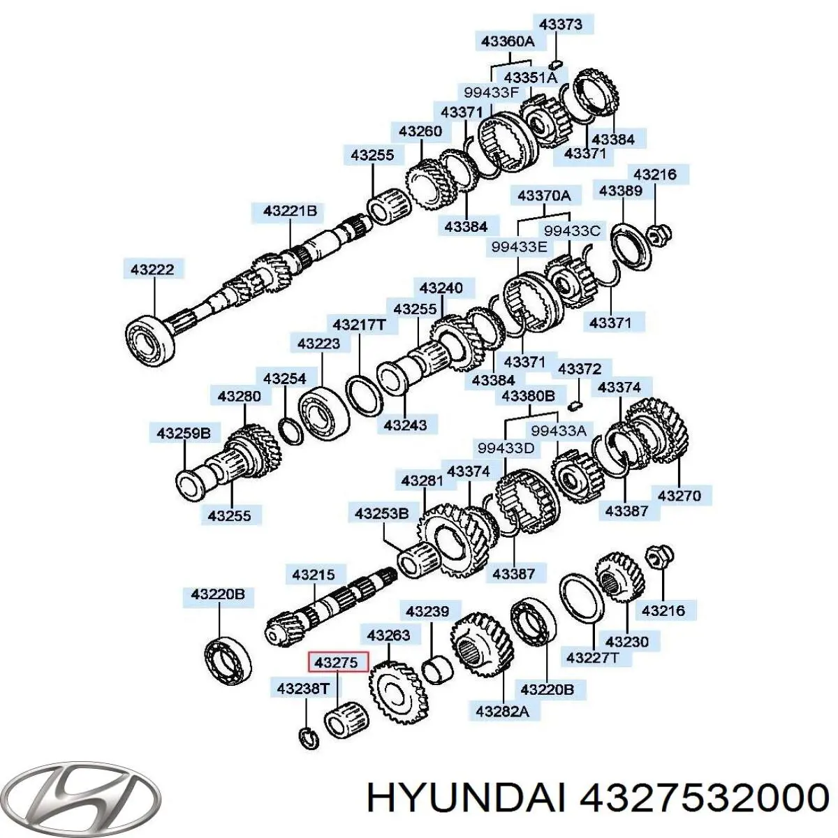 Купити 4327532000 Hyundai/Kia 