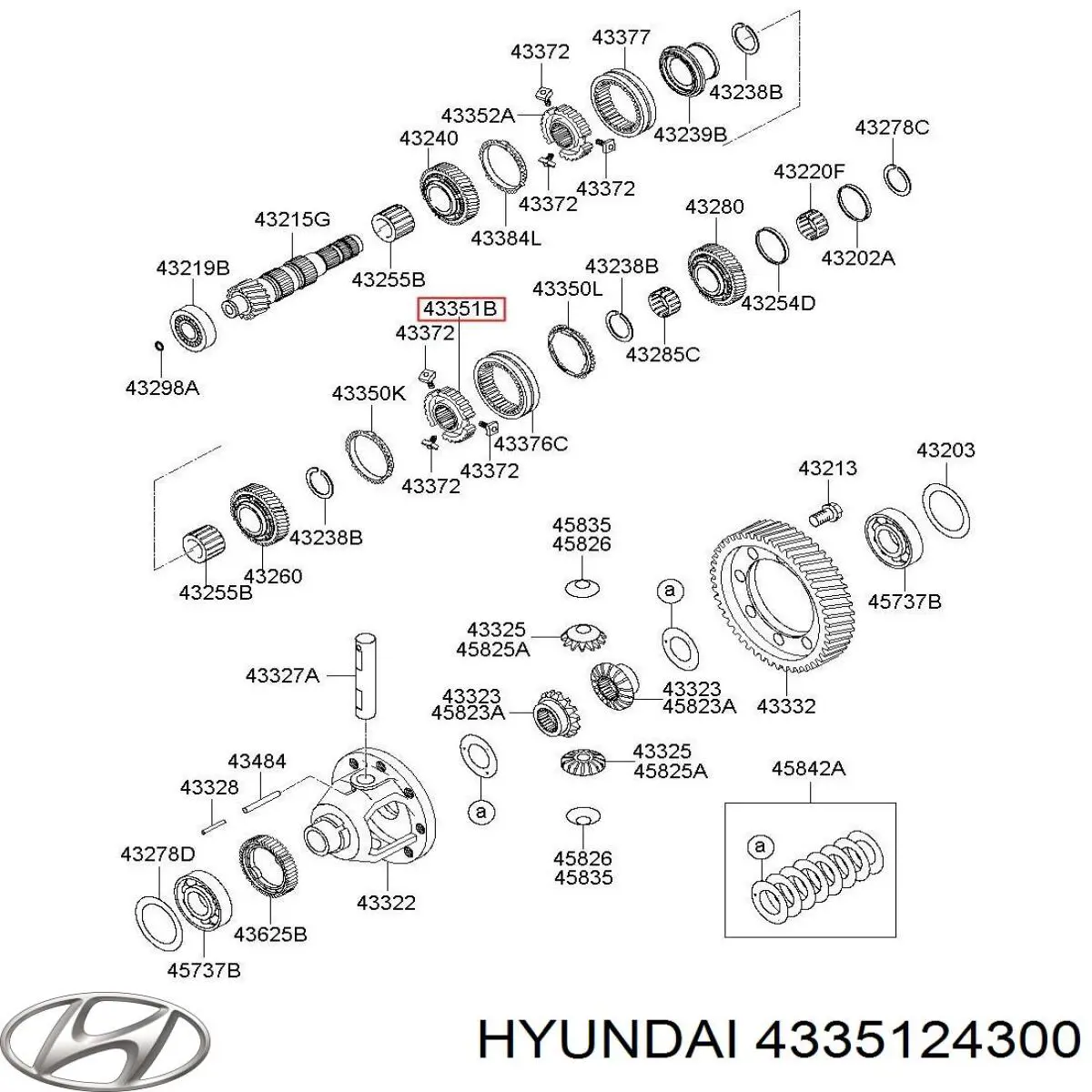 4335124300 Hyundai/Kia 