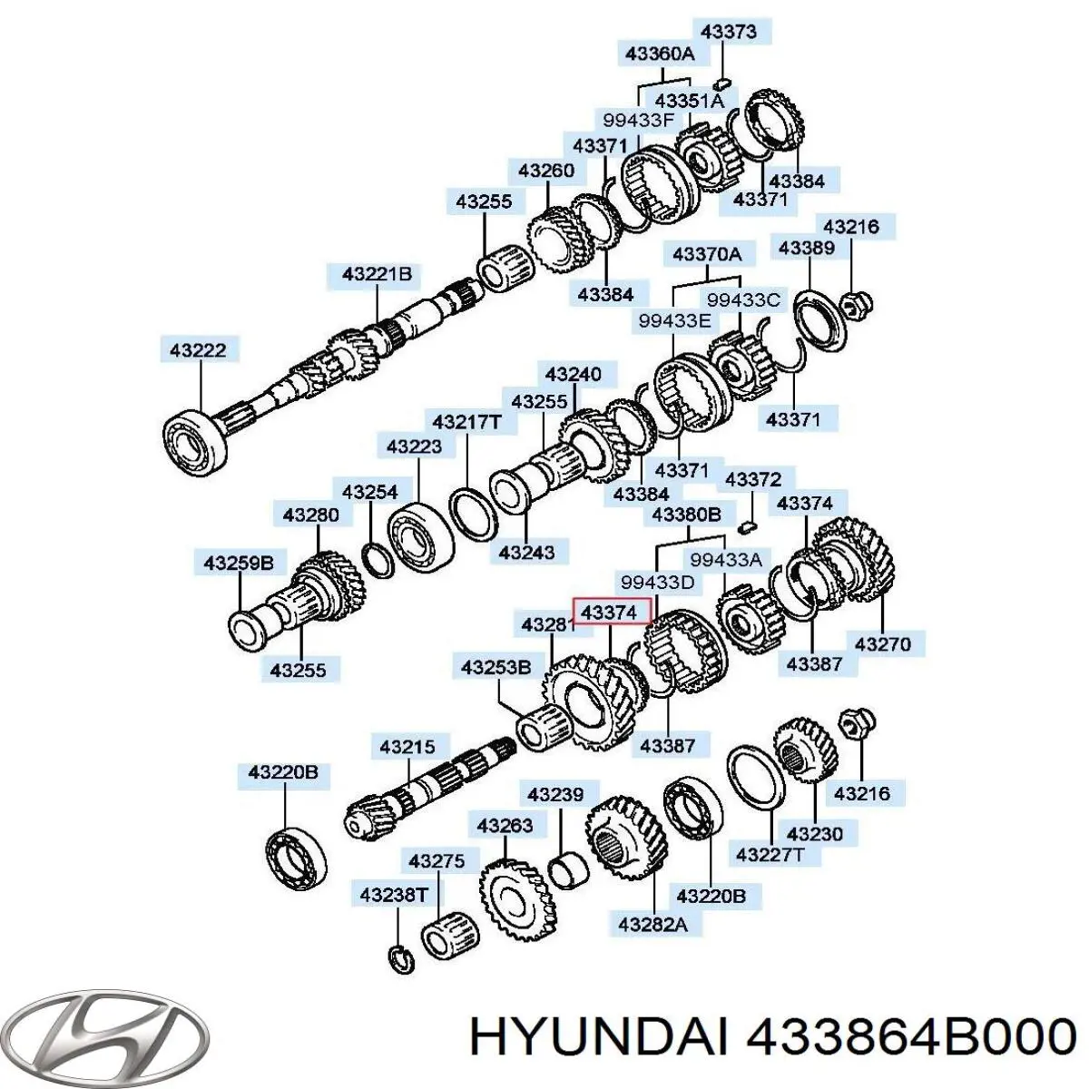433864B000 Hyundai/Kia 