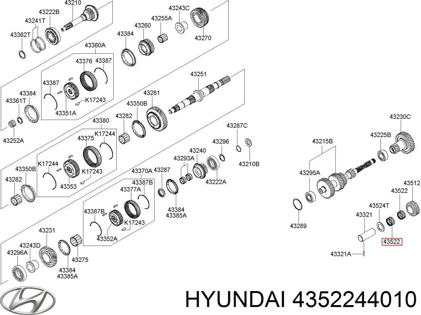 4352244010 Hyundai/Kia 