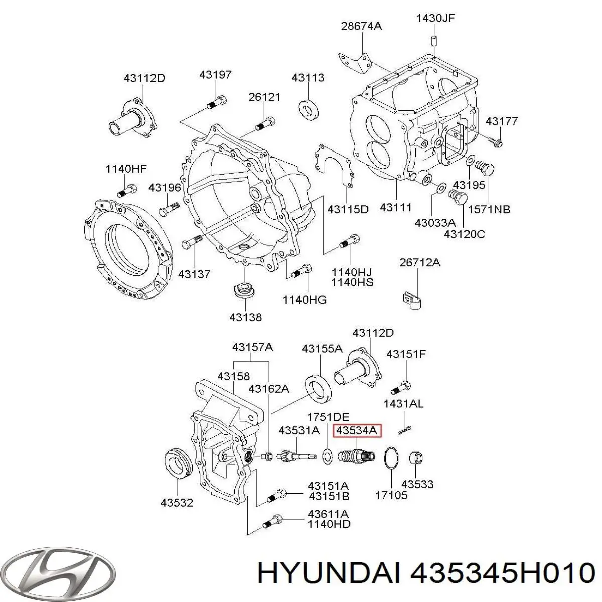  435345H010 Hyundai/Kia