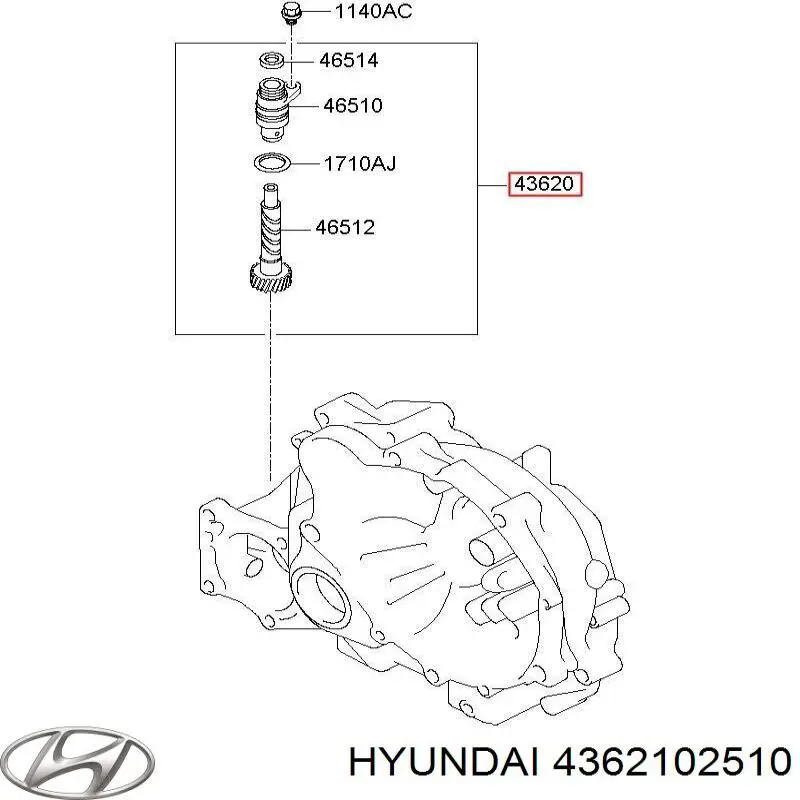  4362102510 Hyundai/Kia