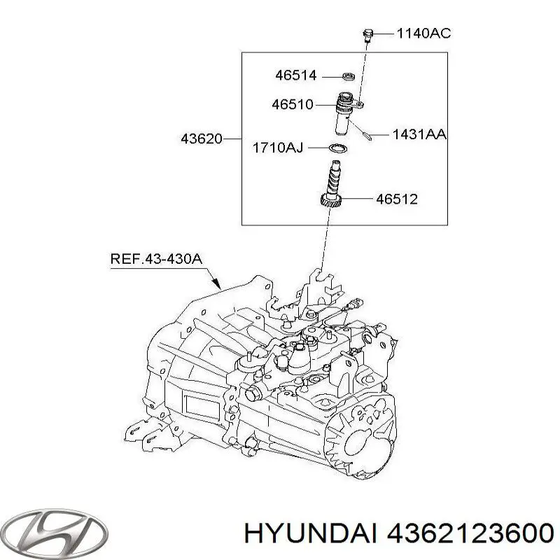  4362123600 Hyundai/Kia