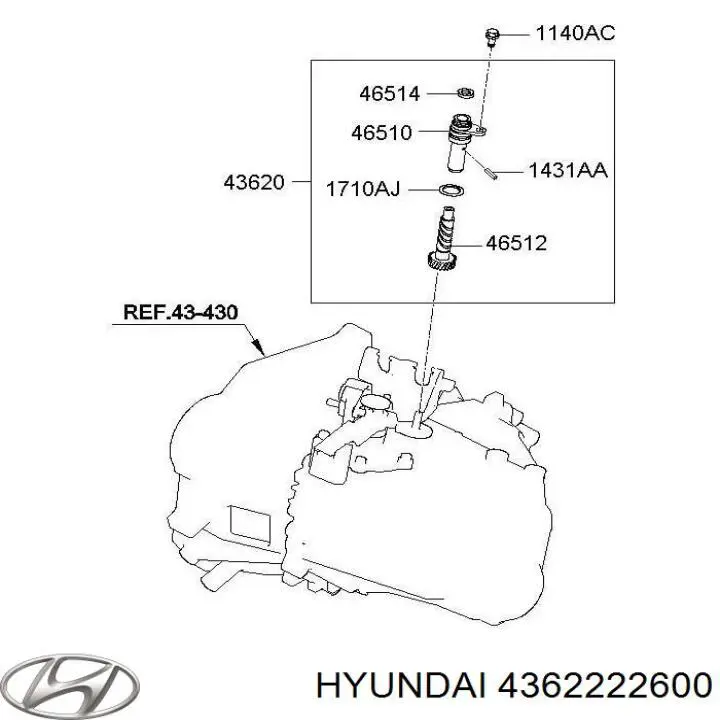  4362222600 Hyundai/Kia