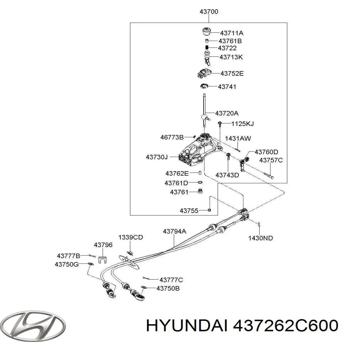  437262C600 Hyundai/Kia