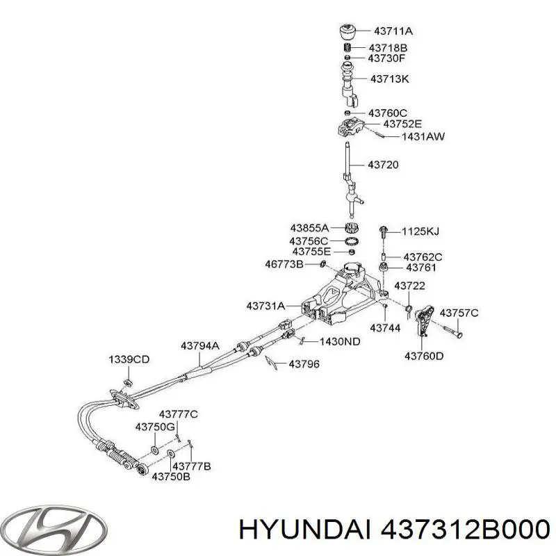  437312B000 Hyundai/Kia