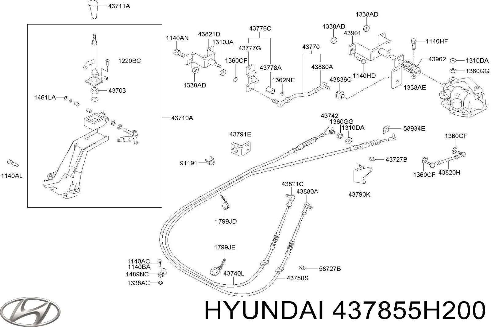  437855H200 Hyundai/Kia