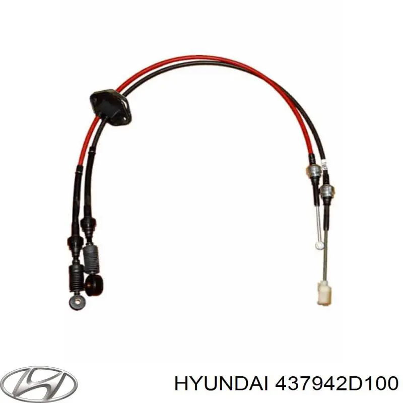 Трос перемикання передач, вибору передачі Hyundai/Kia 437942D100 ціна, від 38.67 USD