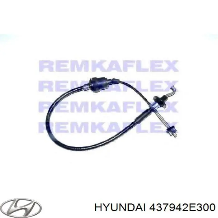 437942E300 Hyundai/Kia трос перемикання передач