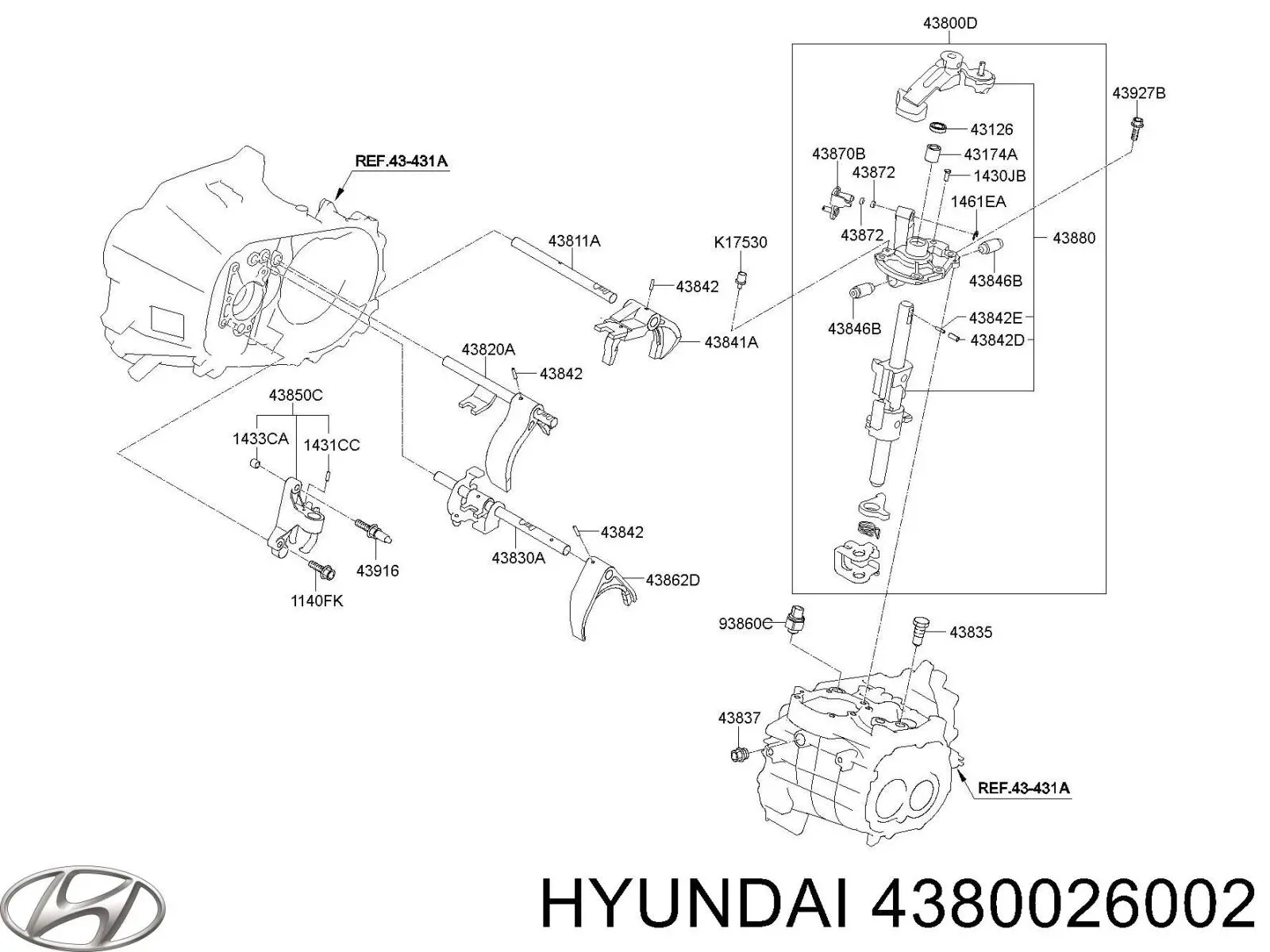 Купити 4380026002 Hyundai/Kia 