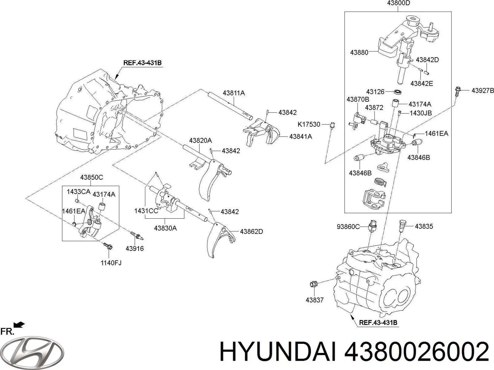 4380026002 Hyundai/Kia 