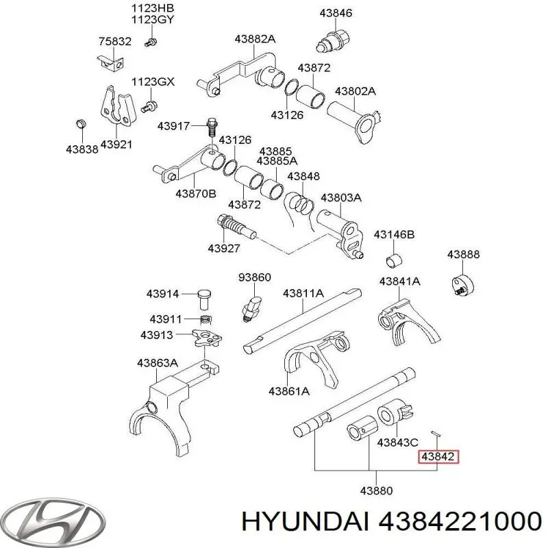 4384239000 Hyundai/Kia 