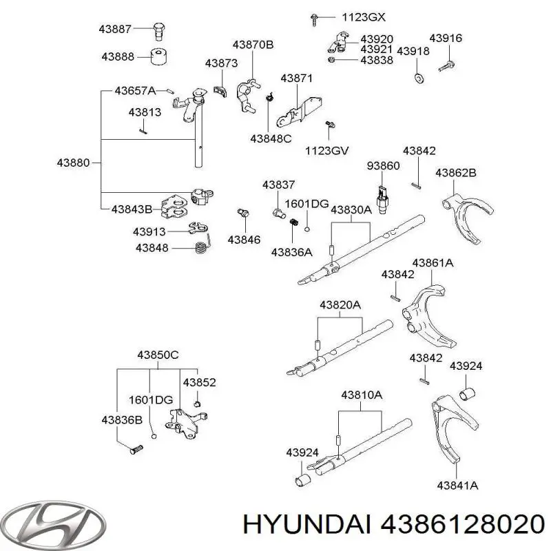  4386128011 Hyundai/Kia