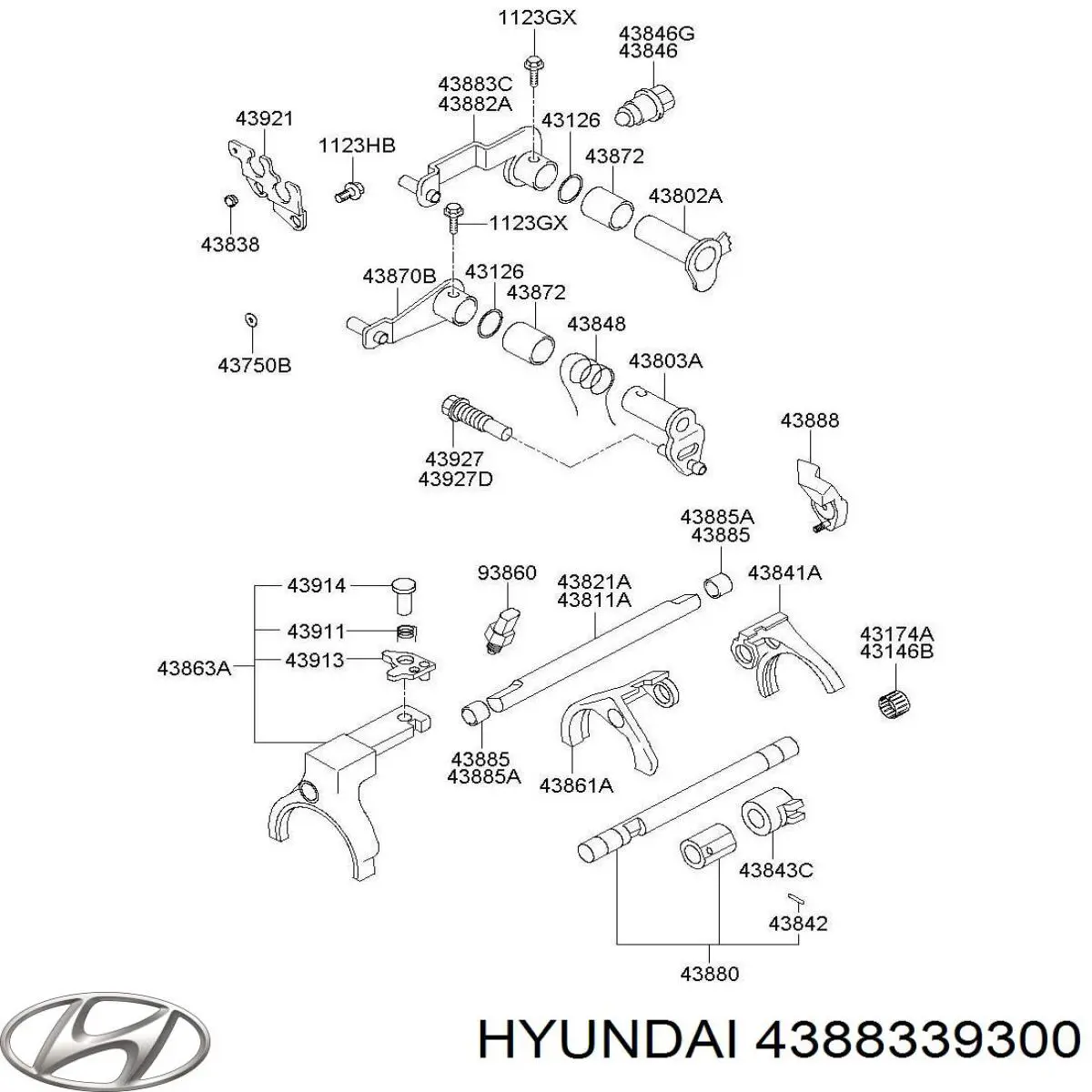  4388339300 Hyundai/Kia