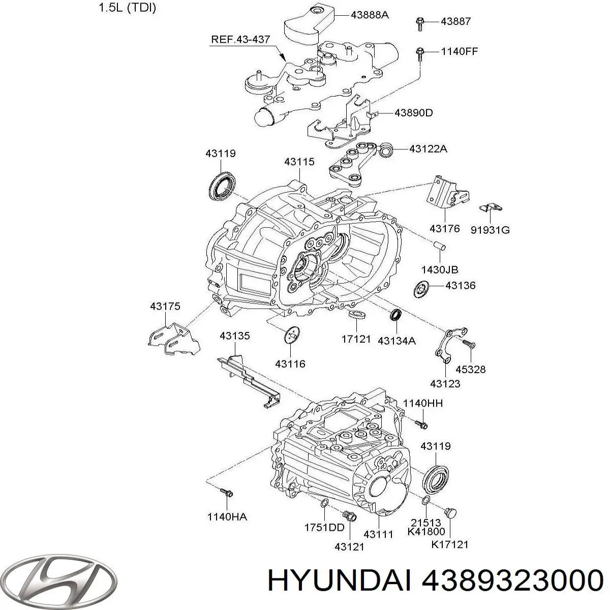 Купити 4389323000 Hyundai/Kia 