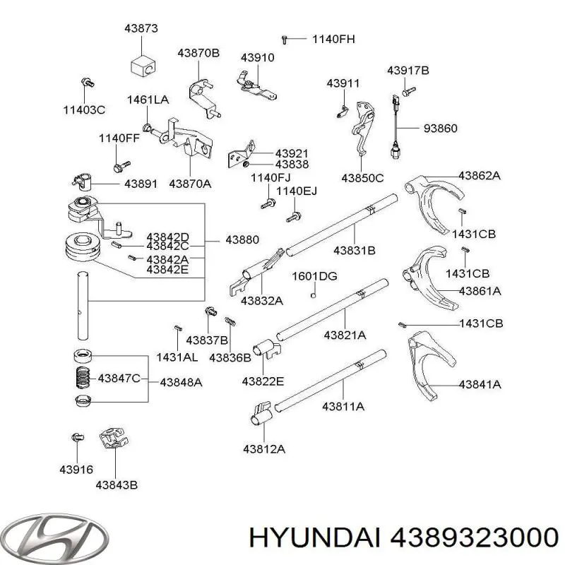 4389323000 Hyundai/Kia 