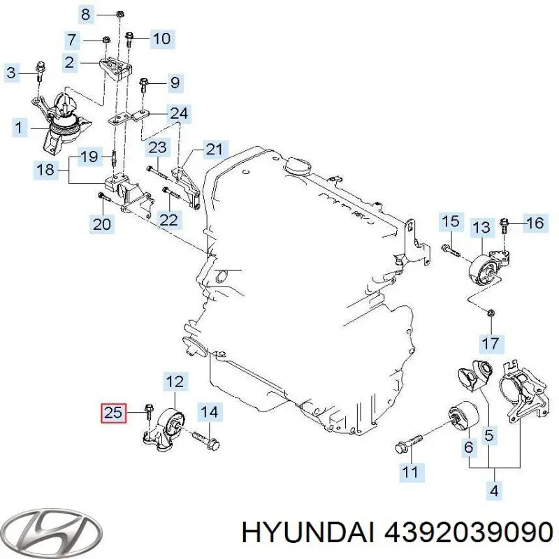  Hyundai/Kia 4392039090 ціна, від 9.09 USD