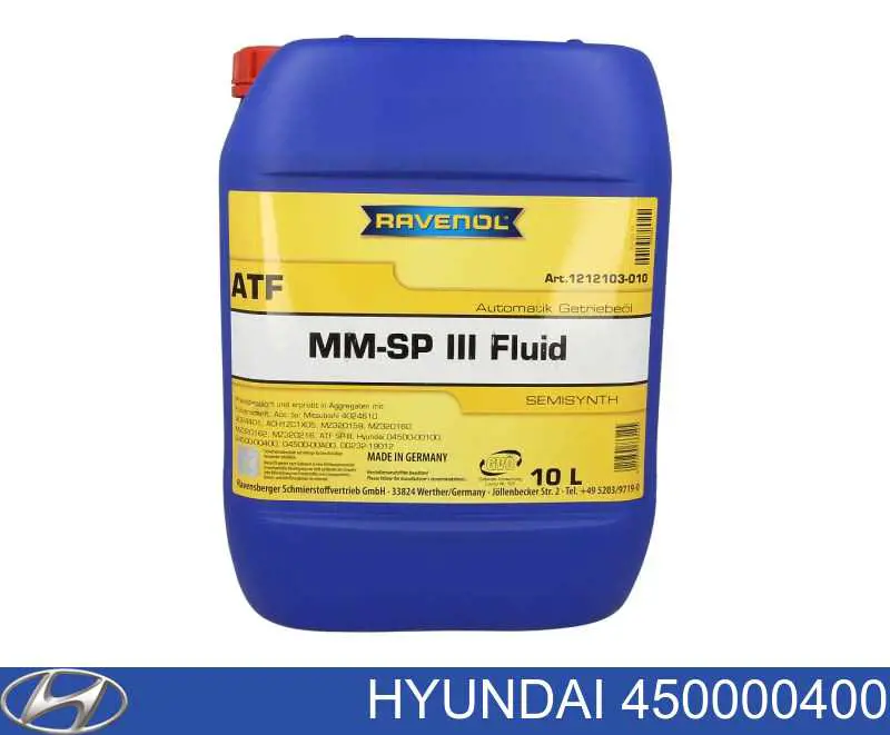 Масло варіатора Hyundai/Kia 450000400 ціна, від 42.95 USD