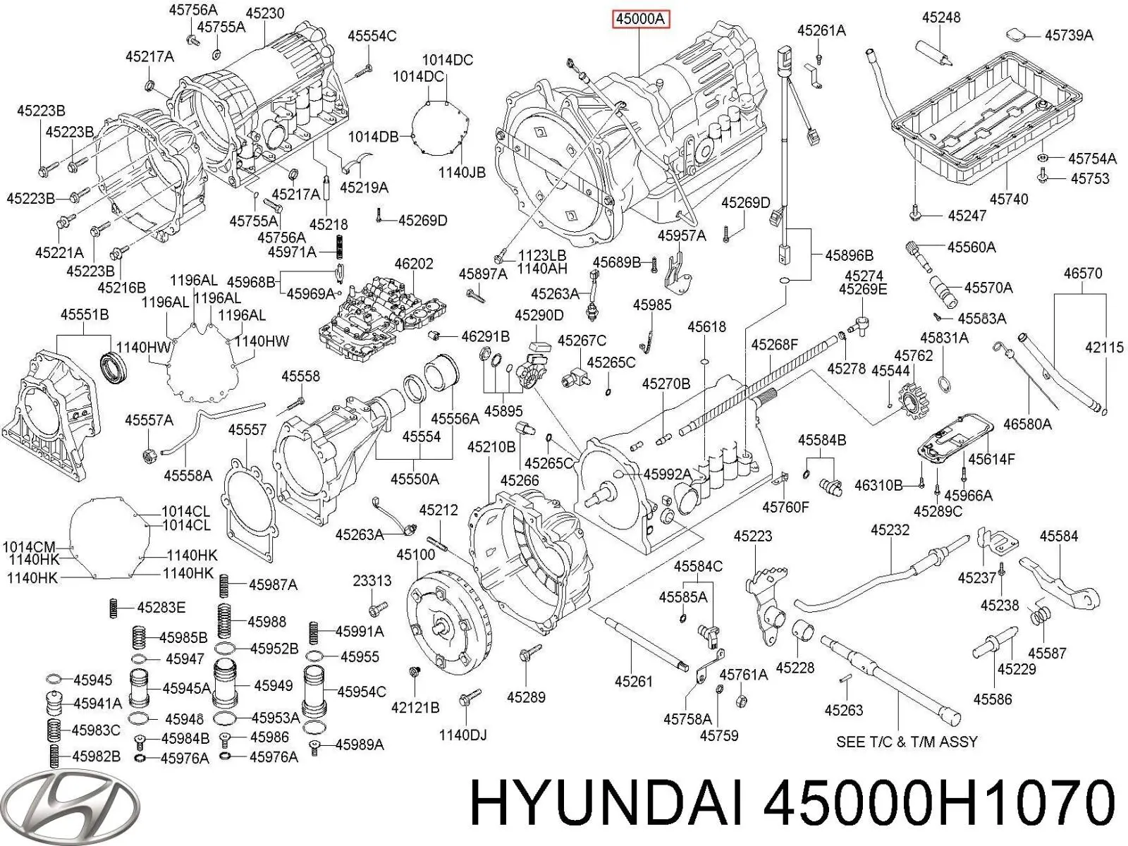  АКПП в зборі (автоматична коробка передач) Hyundai Terracan 