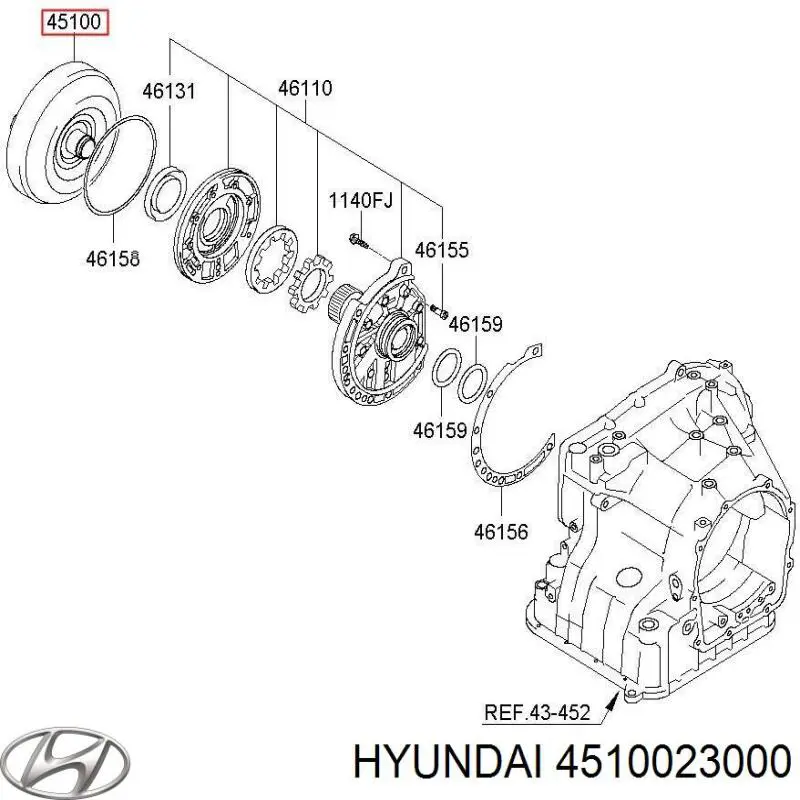 4510023000 Hyundai/Kia 