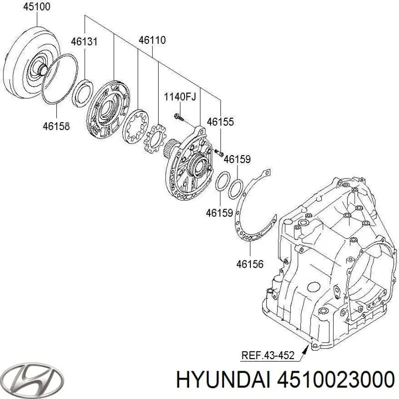  Hyundai/Kia 4510023000 ціна, від 220.99 USD