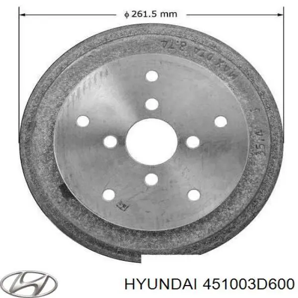  Hyundai/Kia 451003D600 ціна, від 32.10 USD