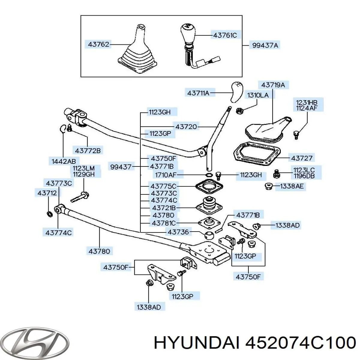 Купити 452074C110 Hyundai/Kia Датчик швидкості обертання валу АКПП