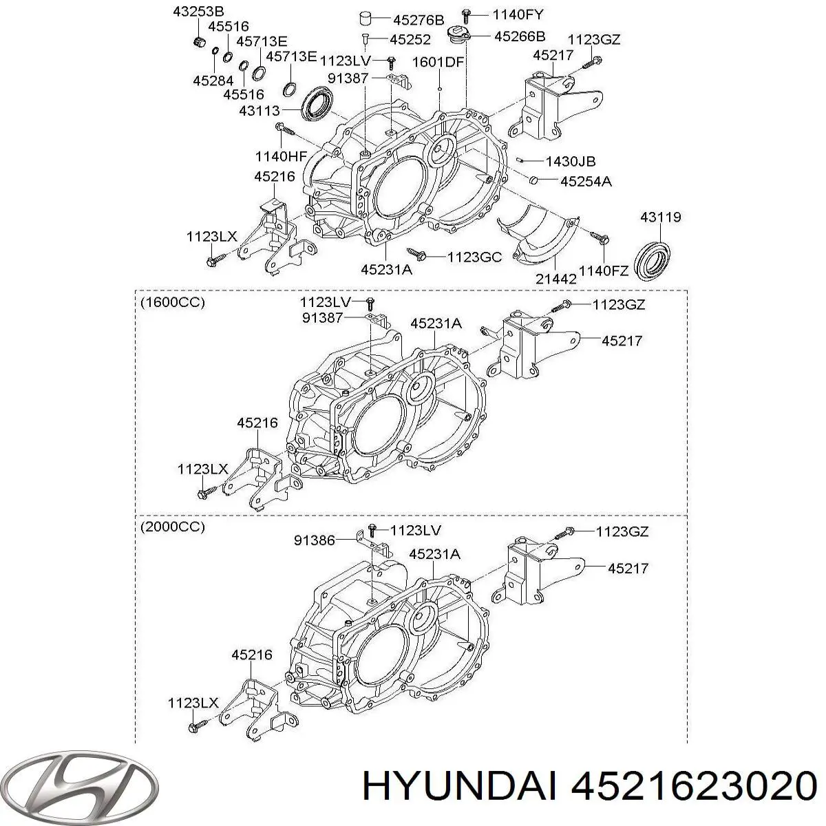  4521623020 Hyundai/Kia