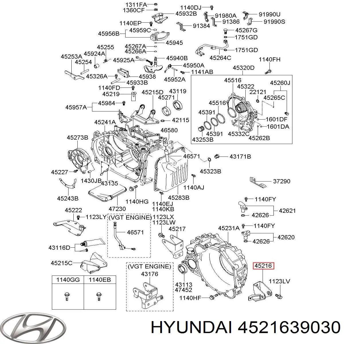  4521639030 Hyundai/Kia