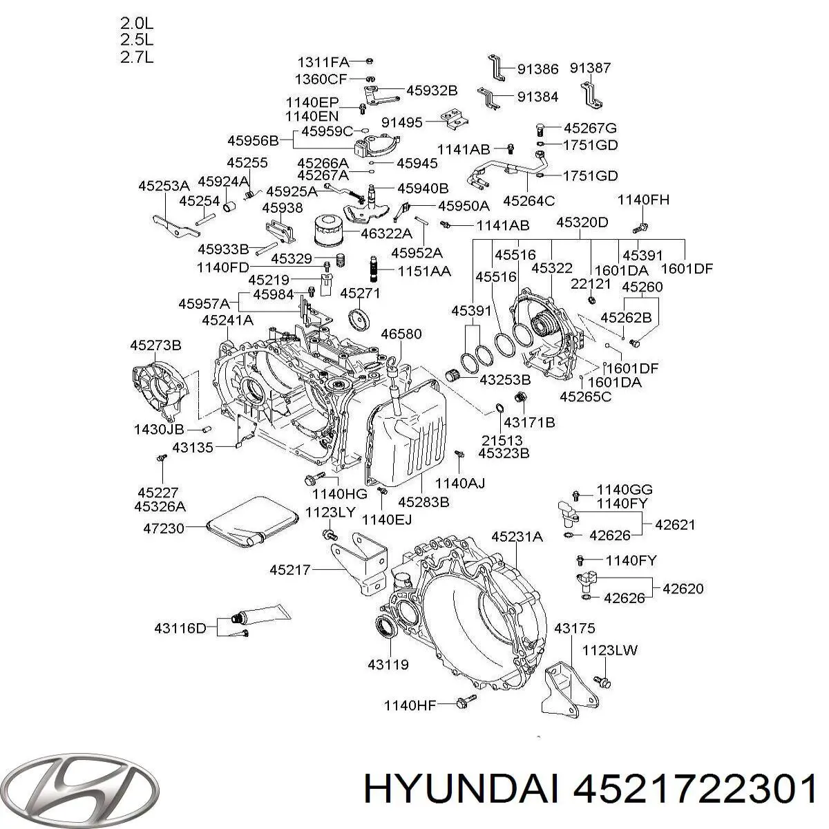 Купити 4521722301 Hyundai/Kia 