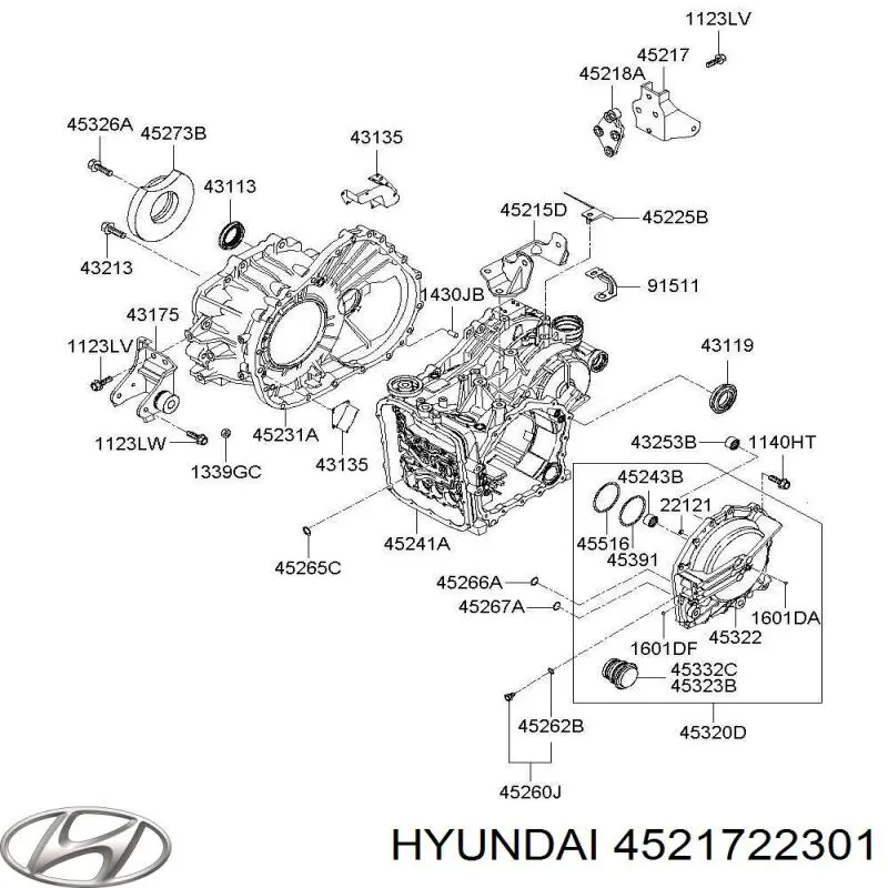  Hyundai/Kia 4521722301 ціна, від 7.60 USD