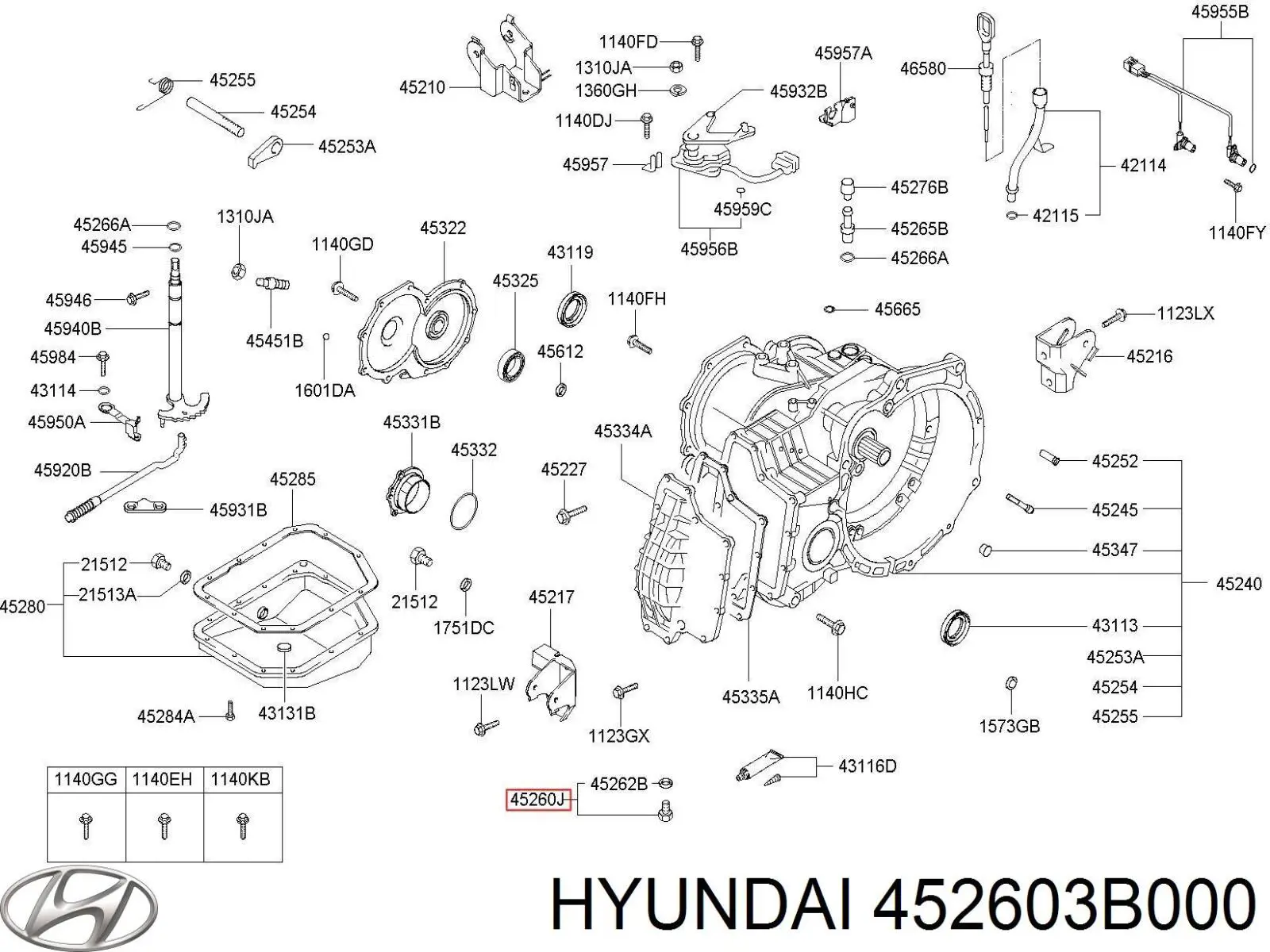 452603B000 Hyundai/Kia 