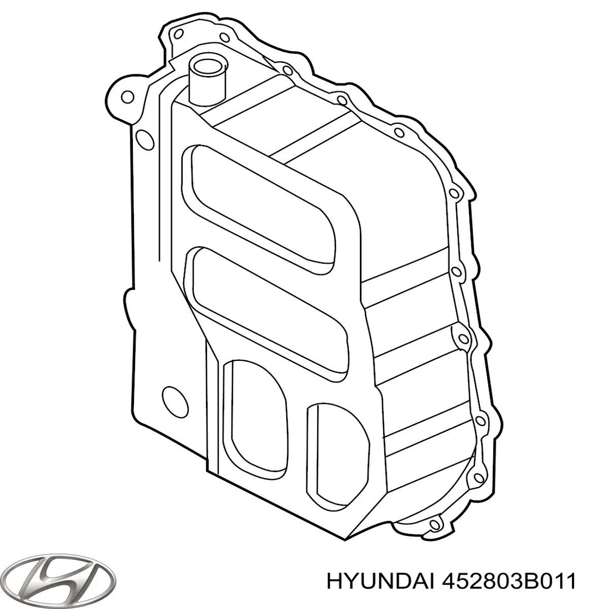 Кришка коробки передач Hyundai/Kia 452803B011 ціна, від 26.43 USD