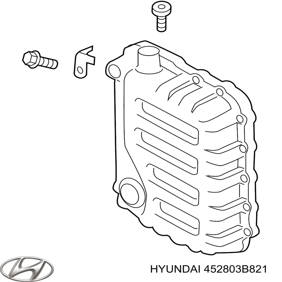Піддон АКПП Hyundai/Kia 452803B821 ціна, від 30.74 USD