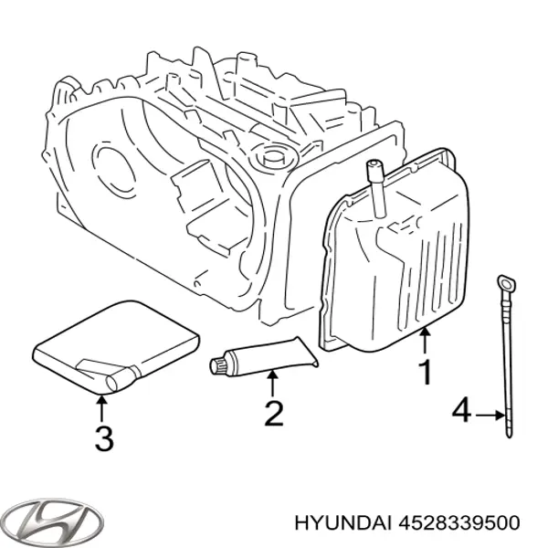 Купити 4528339500 Hyundai/Kia Піддон АКПП