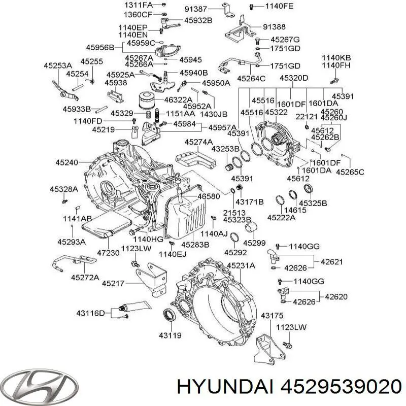  Hyundai/Kia 4529539020 ціна, від 10.22 USD