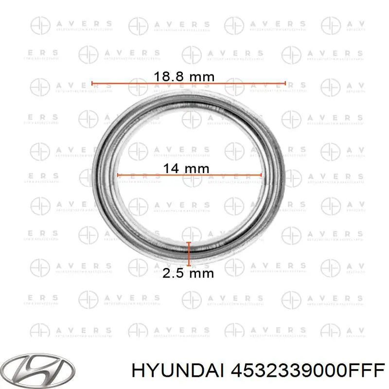 Прокладка пробки піддону АКПП Hyundai Sonata (NF) (Хендай Соната)