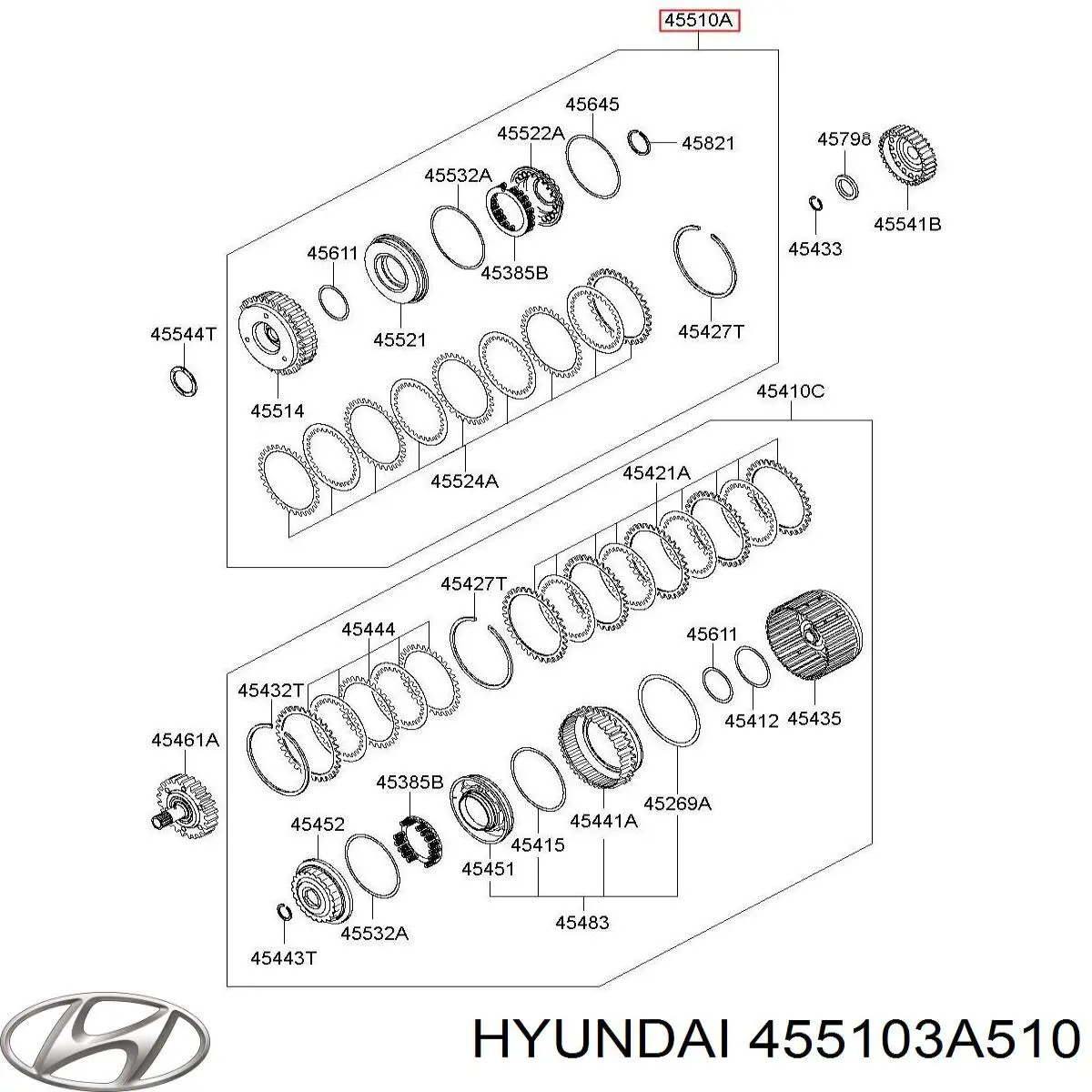 Купити 455103A510 Hyundai/Kia 