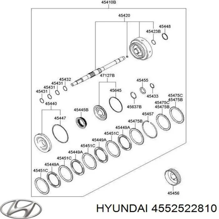 Купити 4552522810 Hyundai/Kia 