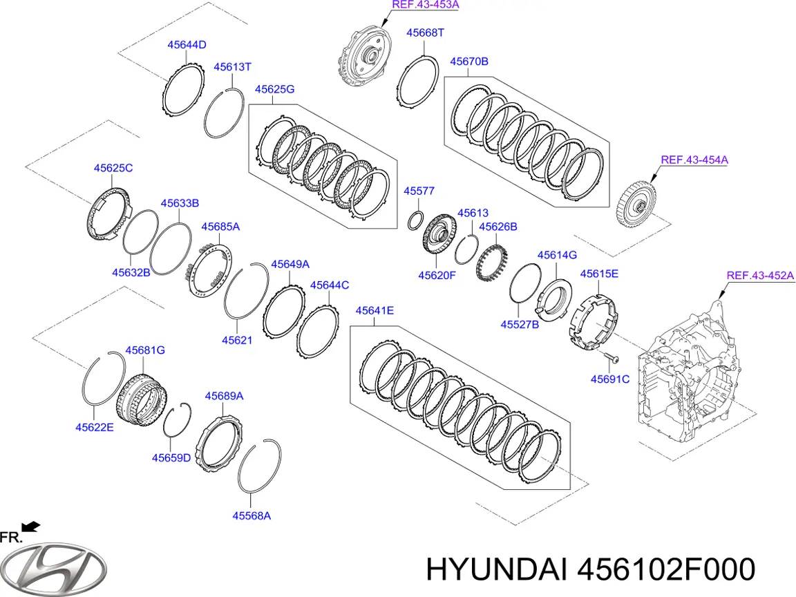  456102F000 Hyundai/Kia