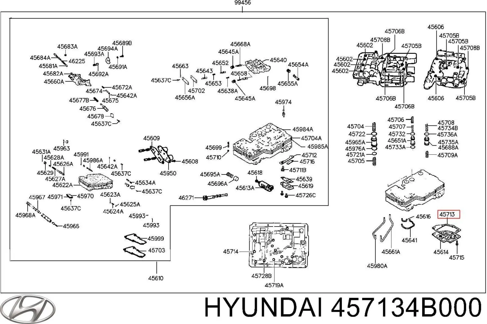  457134B000 Hyundai/Kia